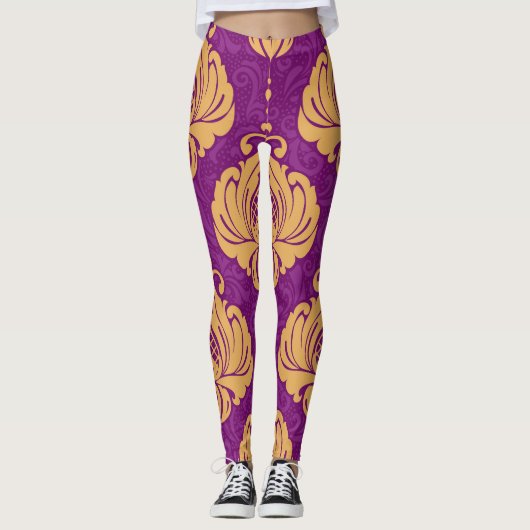 damast sierpatroon. leggings (Voorkant)
