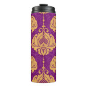  damast sierpatroon. thermosbeker (Voorkant)