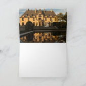 Damast stijl foto dankkaart bedankkaart (Binnen)