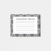 Damast Uitgebreide Ideeën Post-it® Notes (Voorkant)
