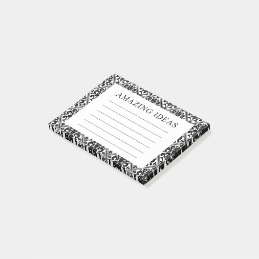 Damast Uitgebreide Ideeën Post-it® Notes (Schuin)