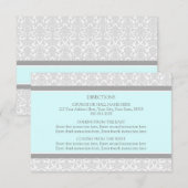 Damast van de Kaarten van de Richting van het (Voorkant / Achterkant)