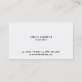 Damast / Vignette Visitekaartje (Achterkant)