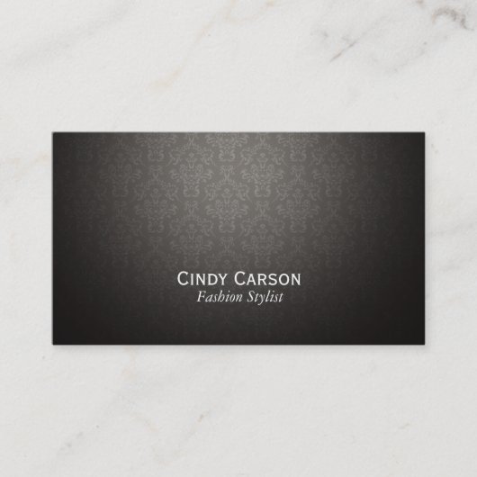 Damast / Vignette Visitekaartje (Voorkant)