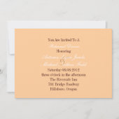 damast Western Cowboy bruiloft repetitie diner Kaart (Voorkant)