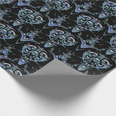 Damastpatroon Cadeaupapier (Hoek)