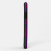 damastpatroon met uil Case-Mate iPhone case (Achterkant/rechts)
