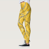 Damastringpatroon met ketting leggings (Links)
