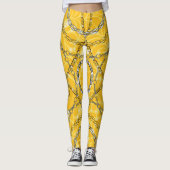 Damastringpatroon met ketting leggings (Voorkant)