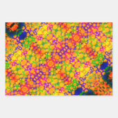 Damasvlies, paarse droombladeren en dun inpakpapier vel (Voorkant 3)