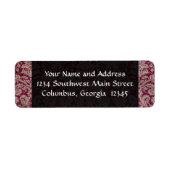  Damaswijn, speciaal gepersonaliseerd Etiket (Voorkant)