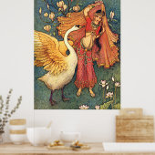 Damayanti en de Swan Poster (Keuken)