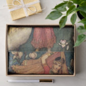 "Damayanti en de Swan" van Warwick Goble Tissuepapier (Geschenk)