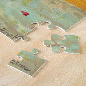 Damayanti en Swan door Raja Ravi Varma Legpuzzel (Zijkant)