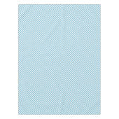 dambord blauw wit tafelkleed (Voorkant)