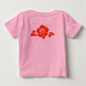 Dambord Hibiscus Hawaiiaanse Bloemen (Achterkant)