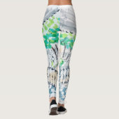 Dambord Paviljoen Park Uitzicht Leggings (Achterkant)