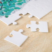 Dambord Paviljoen Park Uitzicht Legpuzzel (Zijkant)