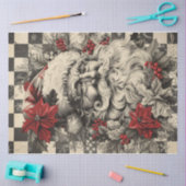 dambord sinterklaas tissuepapier (Craft)