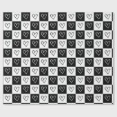 dambordharten cadeaupapier (Vlak)