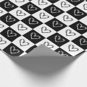 dambordharten cadeaupapier (Hoek)