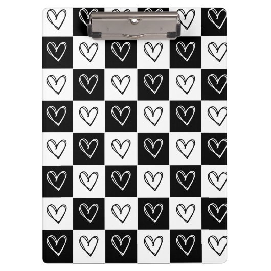 dambordharten klembord (Voorkant)