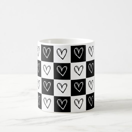 dambordharten koffiemok (Center)