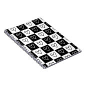 dambordharten notitieboek (Rechterzijde)