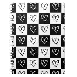 dambordharten notitieboek