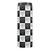 dambordharten thermosbeker (Achterkant)