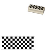 Dambordpatroon Rubberstempel (Gestempeld)