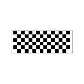 Dambordpatroon Rubberstempel (Afrduk)