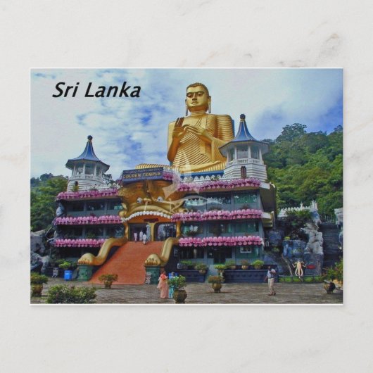 dambulla-grot-tempel-sri-lanka angie. briefkaart (Voorkant)