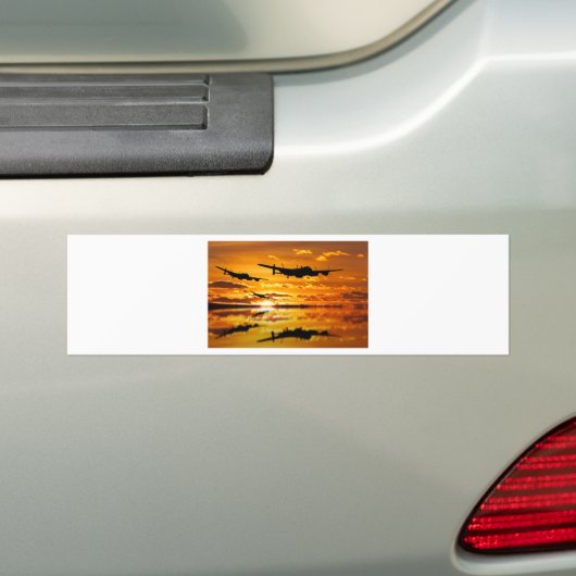 Dambusters training sortie bumpersticker (Op auto)