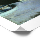 Dame aan de theetafel, 1885 (olie op canvas) poster (Hoek)