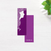 Dame - Aangepaste kleuren mini-Bladwijzer Mini Visitekaartjes (Bureau)