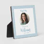 Dame aanstaande mevrouw Boho Bruidsdouche Fotoplaat (Voorkant)