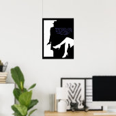 Dame and a Doorway - noir print (Thuiskantoor)