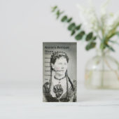  dame, Annie's Antiek winkel Visitekaartje (Staand voorkant)