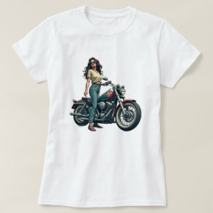 Dame Biker T-shirt
