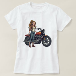 Dame Biker T-shirt