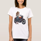 Dame Biker T-shirt (Voorkant)
