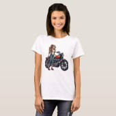 Dame Biker T-shirt (Voorkant volledig)