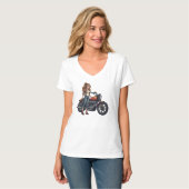 Dame Biker T-shirt (Voorkant volledig)
