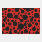 Dame Bird Theme Wrapping Paper Flat Sheet Set 3 (Voorkant)