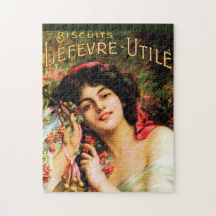  dame Biscuits Lefevre-Utile 1909 Legpuzzel