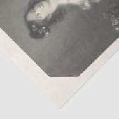  Dame Black en White Tissuepapier (Detail)