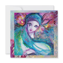 DAME BLAUWE MASKER Elegant Masquerade Bruiloft Fee
