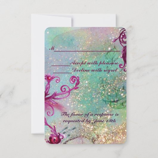 DAME BLAUWE MASKER Venetiaans Huwelijks Maskerade Kaart (Achterkant)