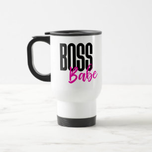 Dame Boss Ondernemer Succes Motivatie Reisbeker